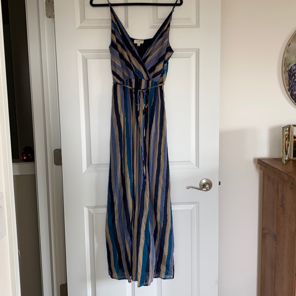Gorgeous Boutique Striped Maxi Dress Size M